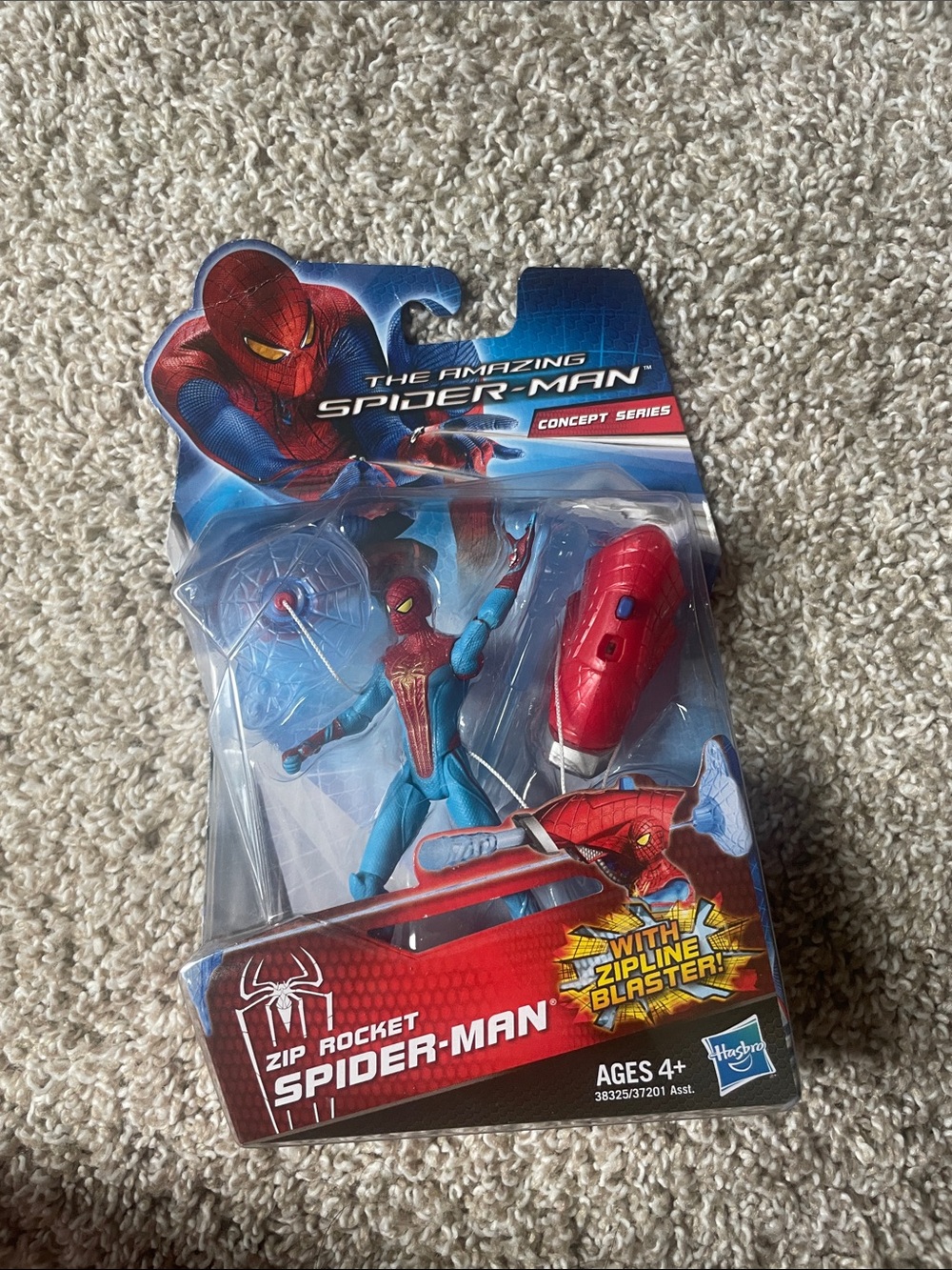 Hasbro Spider-Man Zip Rocket Action Figure